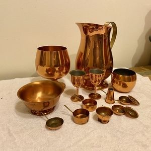 Vintage  14 piece  Coppercraft Bundle